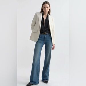 Nili Lotan Celia Jeans In Classic Wash Women’s Sz 30 Quiet Luxury Flared Preppy